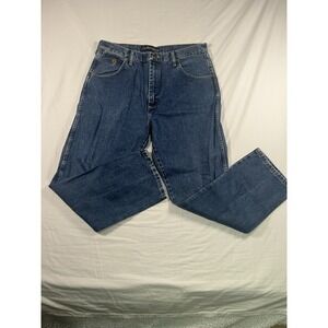 Vintage Wrangler George Strait Cowboy Cut Collection Med Wash Jeans Sz 38x30